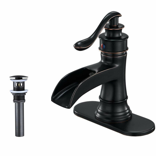 Augusts Single Hole Bathroom Faucet With Drain Assembly Wayfair